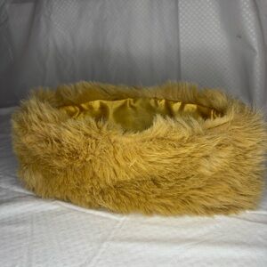 Harve Benard Mustard Faux Fur Headband